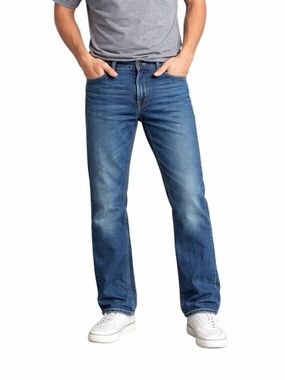Hollister Mens Jeans 29x30 Button Fly Medium Wash Straight Leg Classic Fit